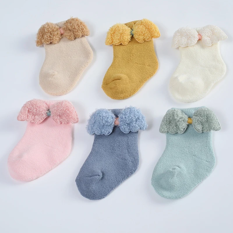 Spring Autumn Cartoon Cotton Socks For Boys Girls Cute Skin-Friendly Babies' Toddler Socks Exquisite Cozy Kids Baby Sockings