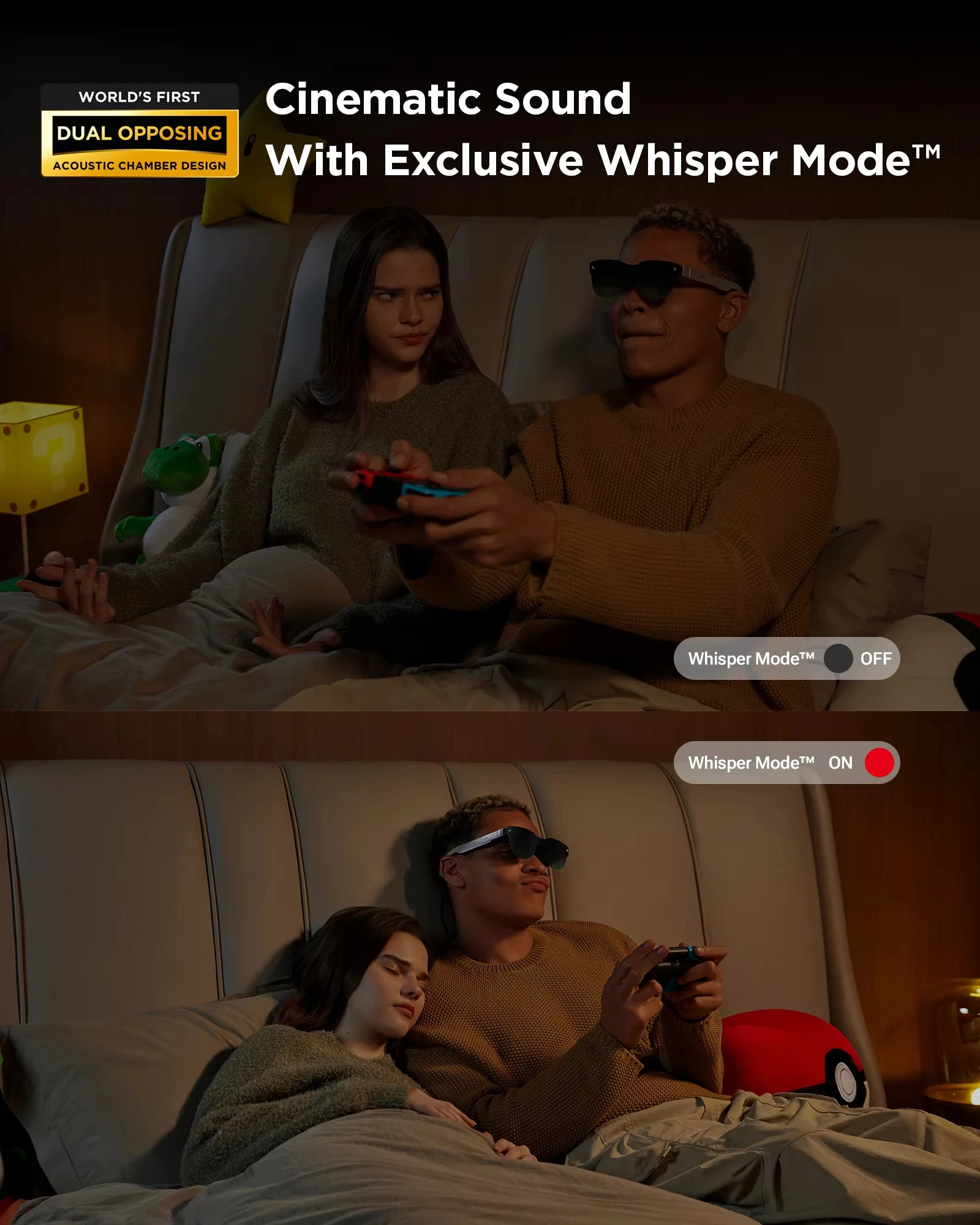 RayNeo Air 3s XR نظارات 201 "120 هرتز FHD HueView العناية بالعين عرض الفيديو AR نظارات الألعاب الذكية آيفون 16 15 لنظام التشغيل ماك #5