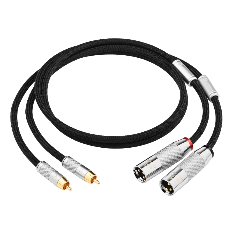 ATAUDIO HiFi 2RCA to 2XLR Audio Cable 4