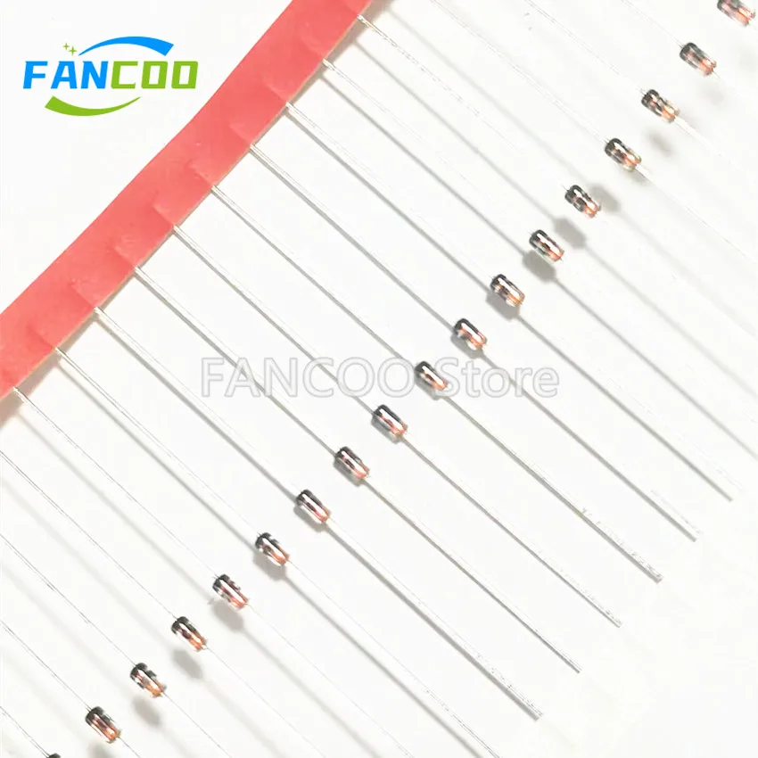 20pcs 1N4149 IN4149 F4149 DO-35 1N4149TR 100V 500mA Diodes High Conductivity Fast Diode