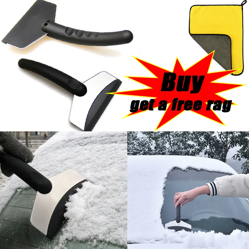 

2Pcs Multifunction Car Snow Shovel Winter Defrost Ice Scraper Cleaning Tool Car Windshield Snow Removal Shovel Auto Accessories