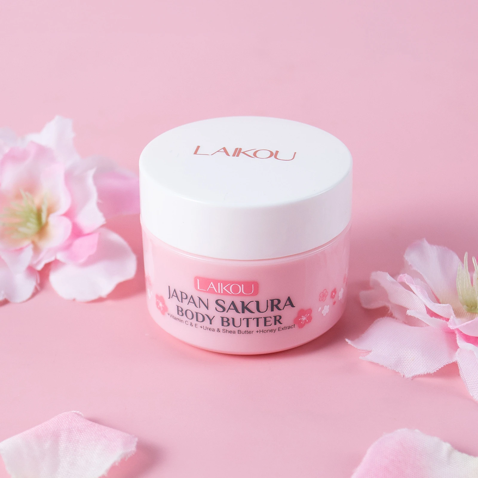 LAIKOU Sakura Body Oil Balm, Moisturizing Nourishing Body Butter for Dry Skin, Hydrating Skin Care Solid Lotion 30g For Dry Skin