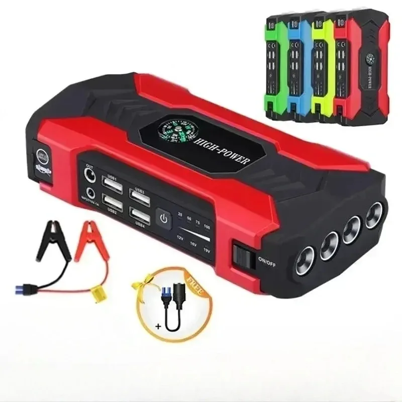 J12-TYPE-C 28000mAh Car Jump Starter 3000A Starting Device Portable Power Bank Battery Starter Launcher For Car Booster Articles