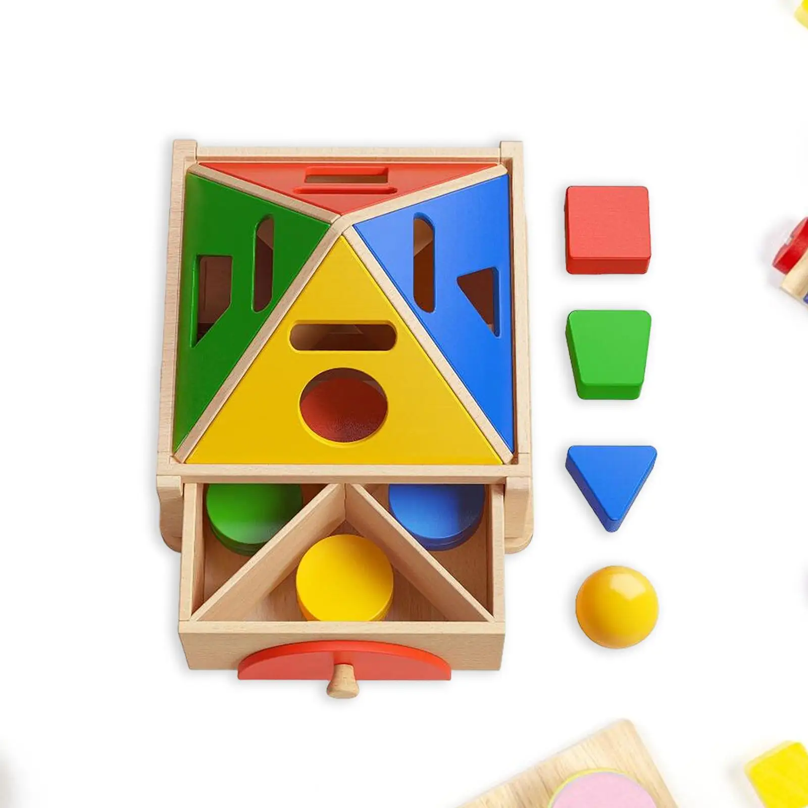 Kleur Vorm Sorter Speelgoed Houten Montessori Doos Onderwijs Puzzel Bouwstenen Speelgoed voor Peuters Kid Geschenken 1 2 3 4 Jaar oud