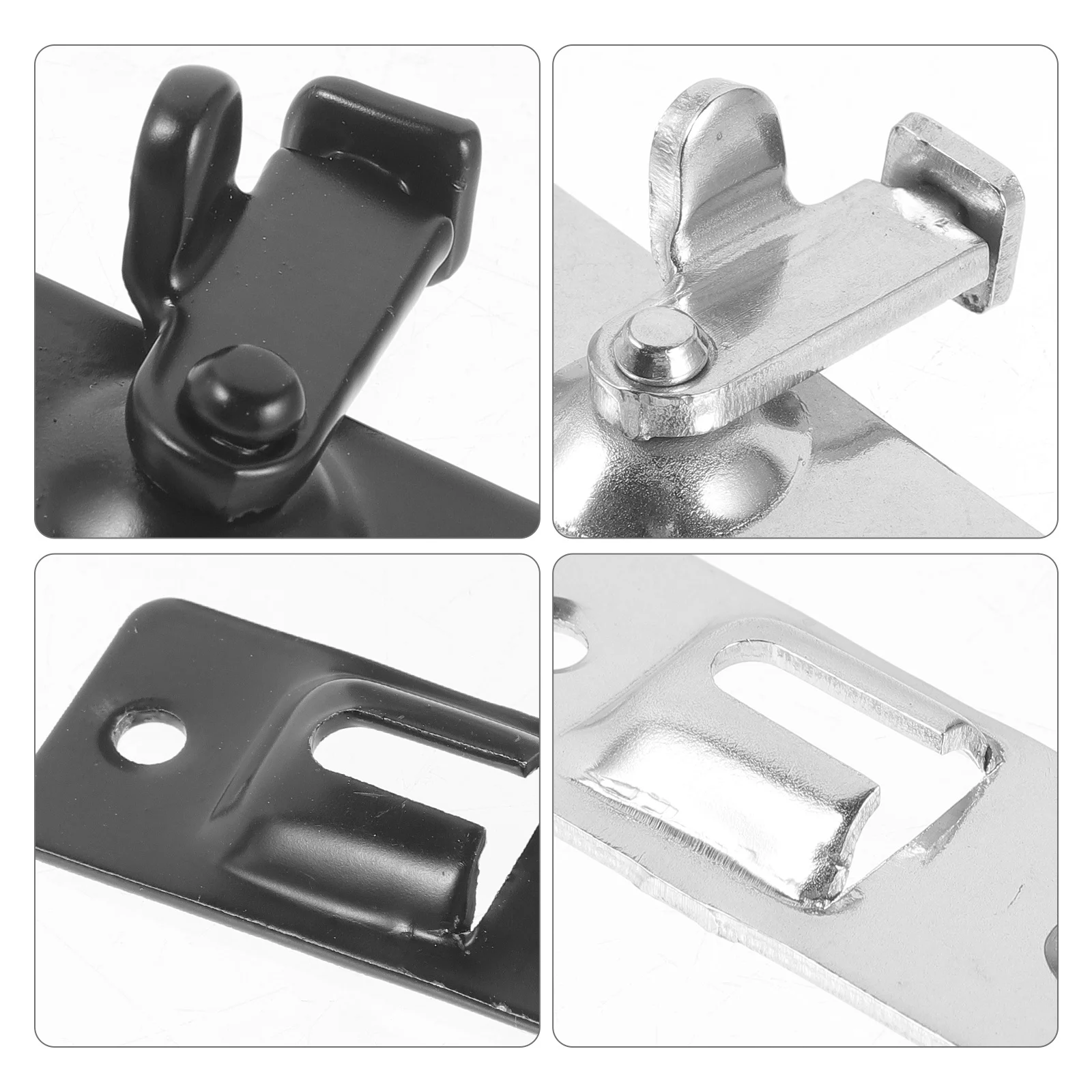 

2pcs 90 Degree Door Latch Stainless Steel Right Bolt For Door Window Barn Bathroom Garage Sliding Pocket Gate Clamp