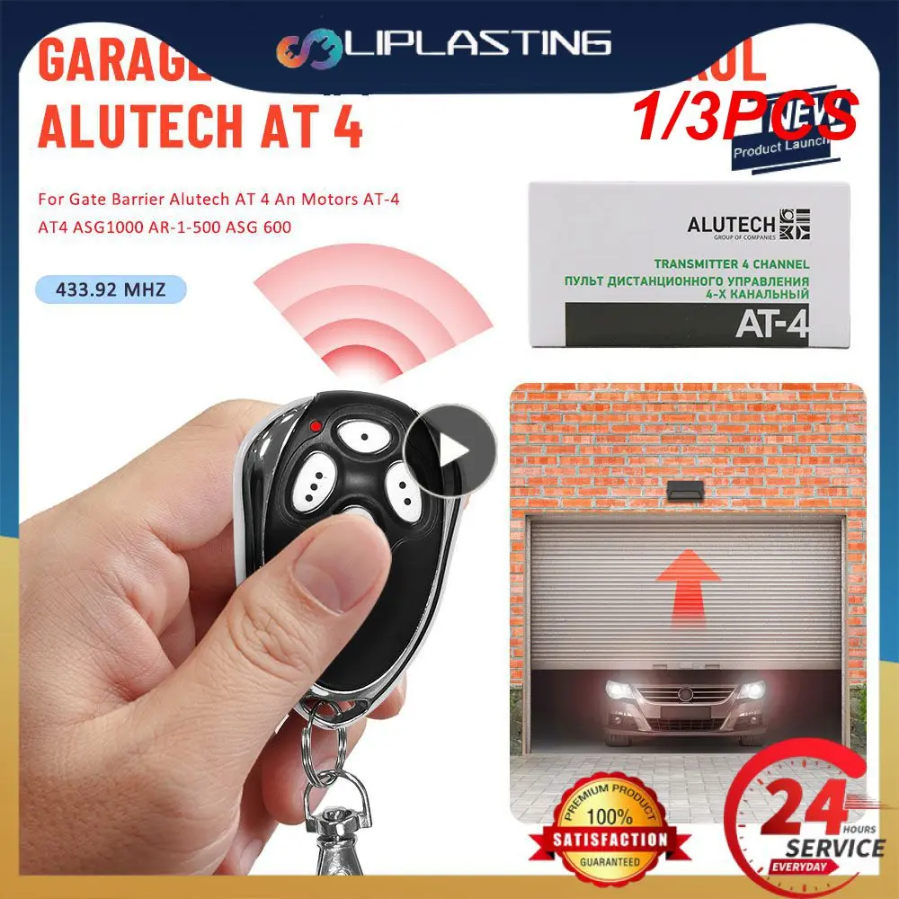 1/3PCS Wireless Remote Control At-4 At4 Asg1000 Ar-1-500 Asg 600 Rolling Code Keychain 433.92mhz Door Remote Control Abs