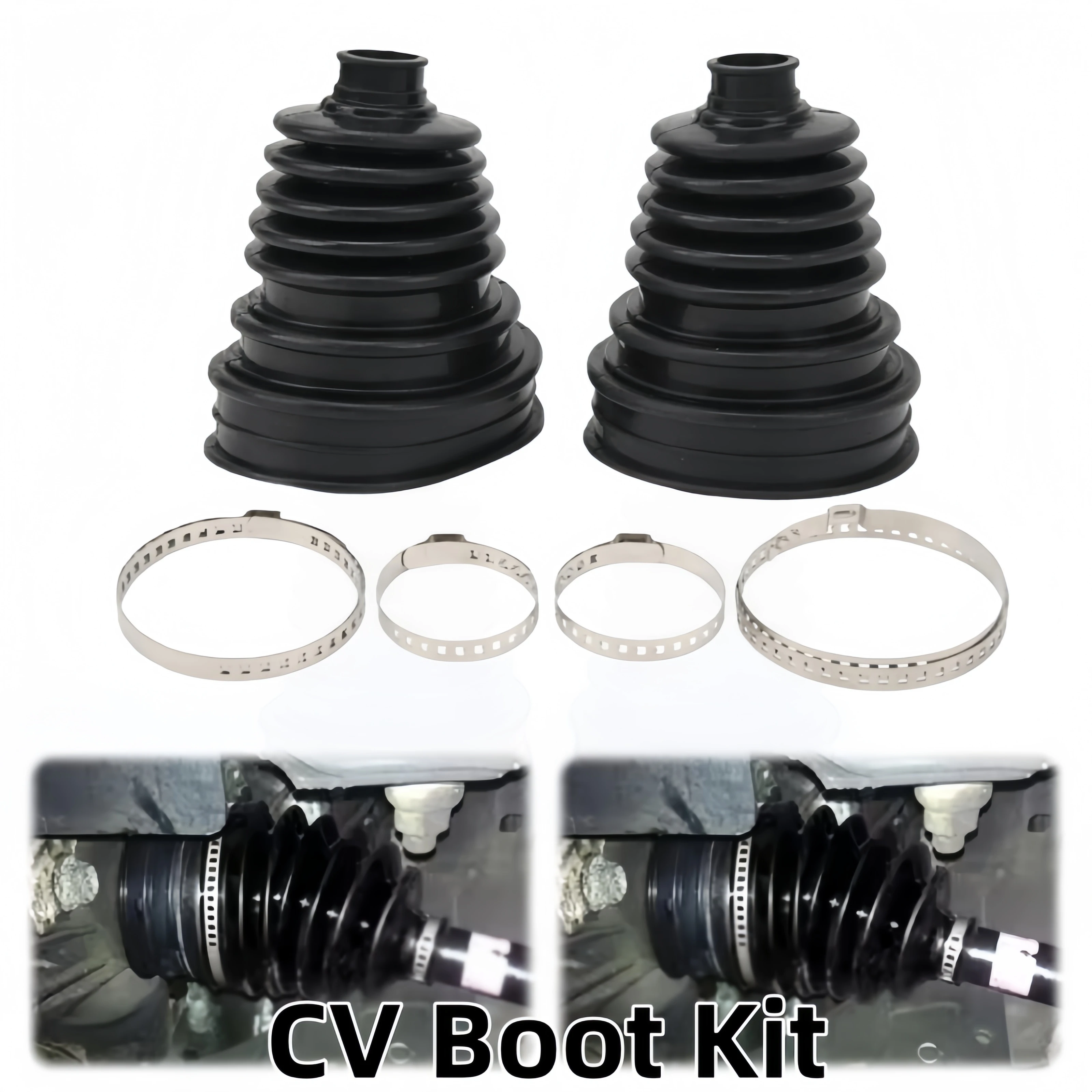 مجموعة غطاء غبار مشترك ذو سرعة ثابتة لإصلاح عمود محرك السيارة وحماية التآكل طويلة الأمد #1