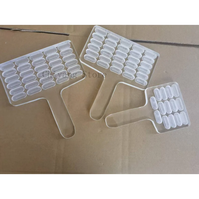 جديد 10 30 ثقوب 50 حفرة أكريليك كبسولة اللوحي حبوب منع الحمل الحلوى عد صينية دليل كبسولة عداد ل 000 00 0 1 2 3 4 #1
