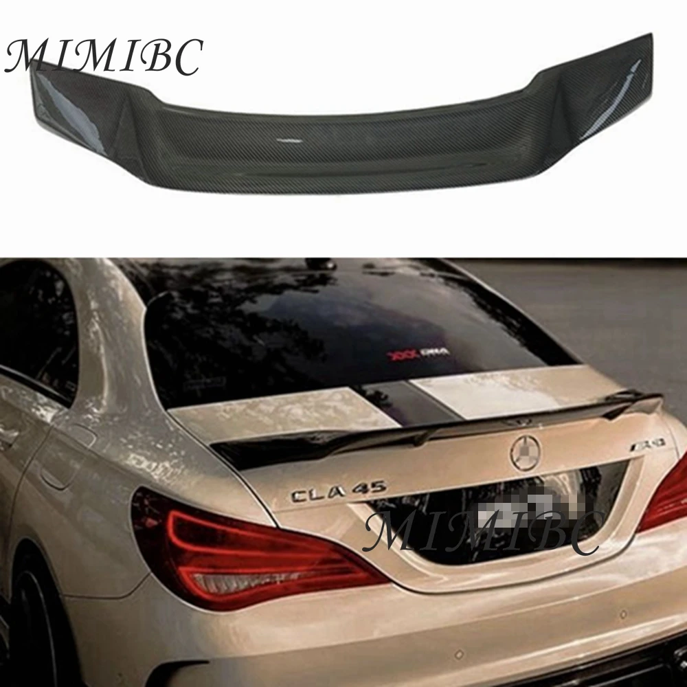 

FOR Mercedes-Benz CLA W117 C117 R Style Carbon Fiber Rear Spoiler Trunk Wing 2013-2019 FRP Forged carbon