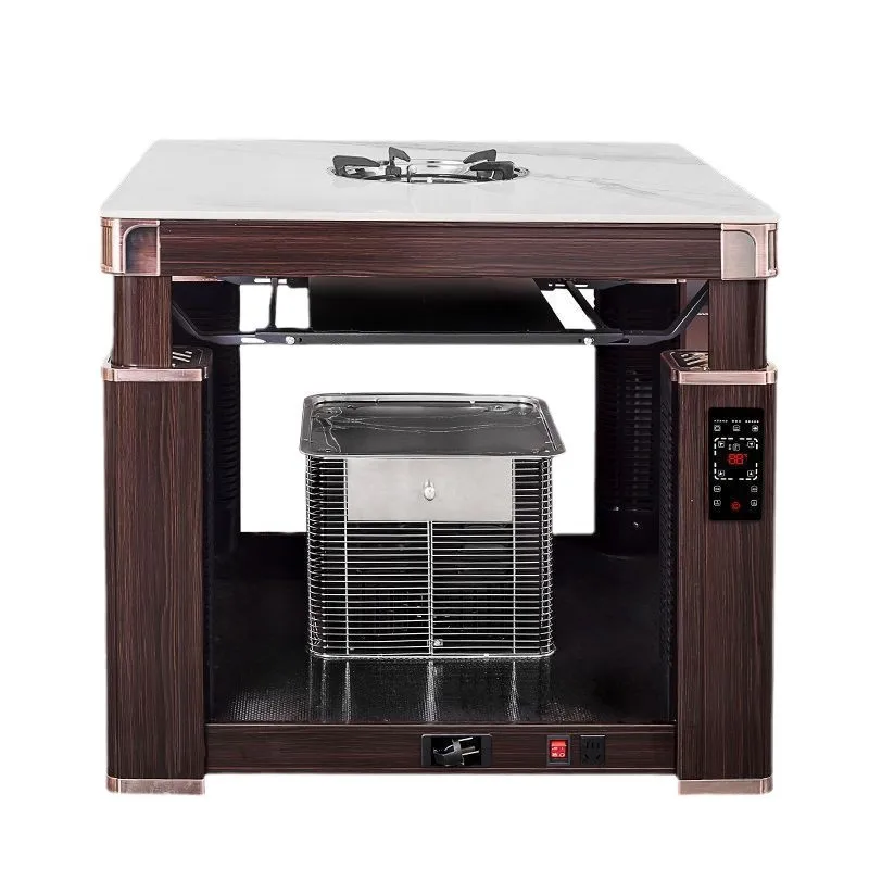 

Winter gas electric dual-purpose square electric heating table, household oven, natural gas heating table