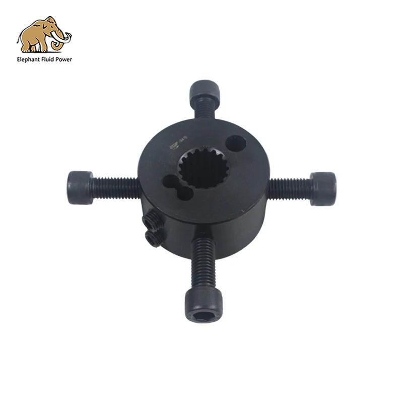 

Hot sale in stock EXCAVATOR main Pump Spline 34# 18cm 4 Hole Rubber Coupling
