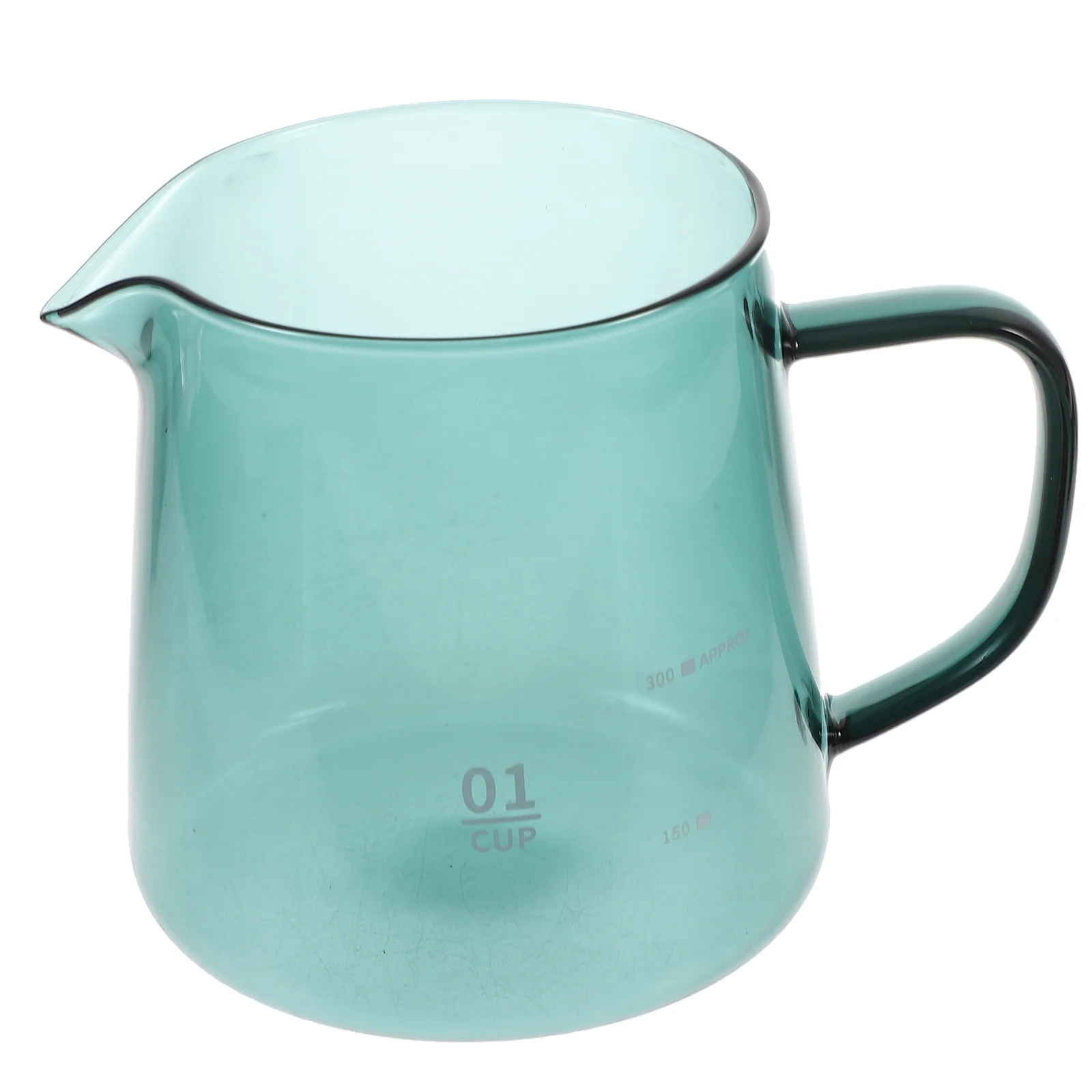 إبريق قهوة زجاجي أنيق بتصميم رائع ومقبض مضاد للحرق وبار منزلي ومطعم يستخدم وعاء قهوة زجاجي #1