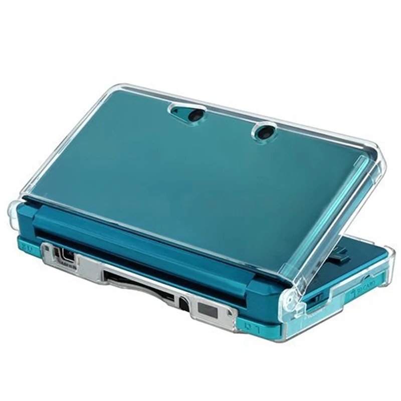Funda Protectora para 3DS 3DSLL NEW 3DS, Caja Acrílica Transparente, Carcasa Antigolpes, Cubierta Completa para Consola de Juegos Nintendo New 3DS