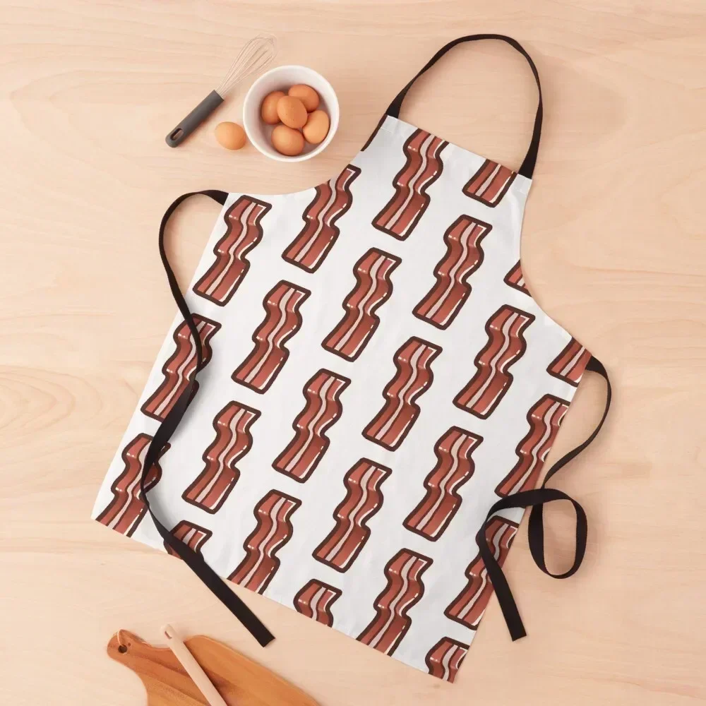 

Crispy bacon stripes Apron Household Items Barista women's kitchens Camping Apron