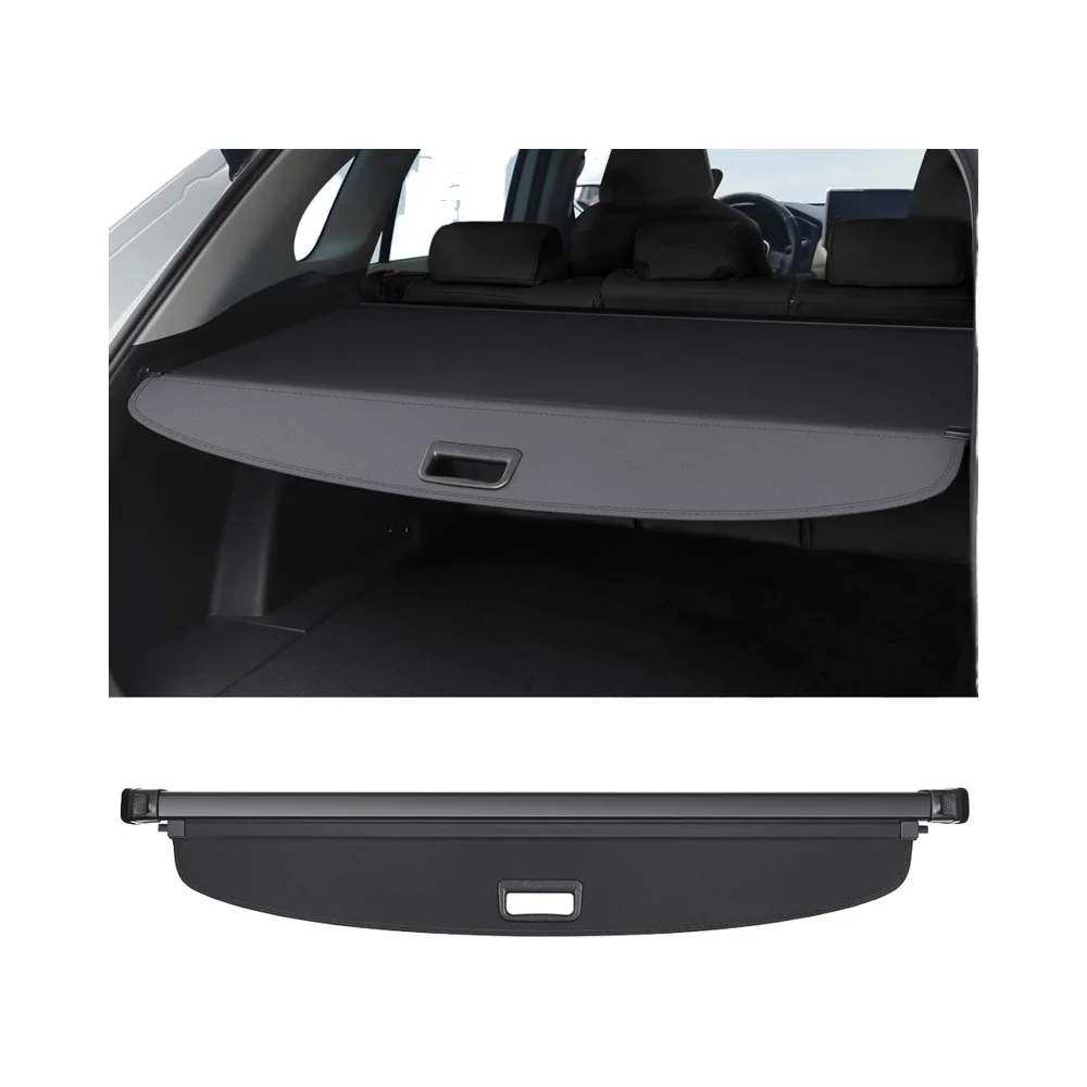 

2019 to 2024 for Toyota RAV4 Retractable Trunk Security Shield Canvas Texture Cargo Cover Luggage Privacy Shield Cargo Cover