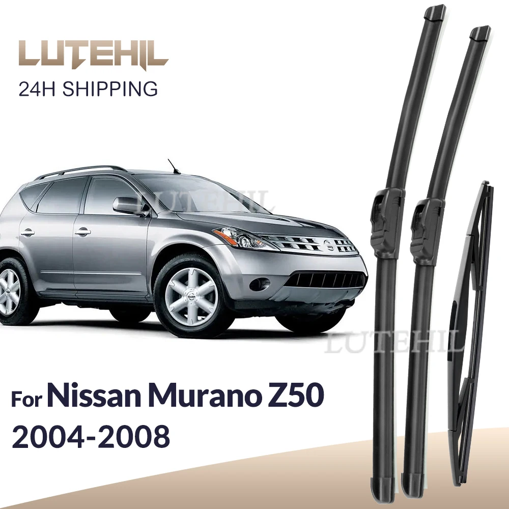 

For Nissan Murano Z50 MK1 2004-2008 2005 2006 Wiper Front & Rear Wiper Blades Windshield Windscreen Window Brushes 26"+18"+14"