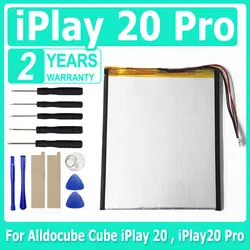 XDOU New Battery for Alldocube Cube iPlay 20 , iPlay20 Pro Replacement Accumulator 5 Wires Plug + Accompanying tool