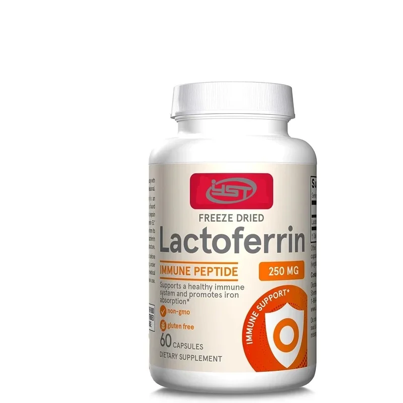 Lactoferrin 250mg - 60 Capsules Immune & Gut Support Non-GMO Fast Delivery