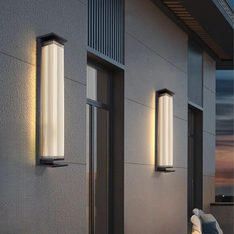 SANDYHA Modern Wall Light IP65 Waterproof Outdoor Light LED Lighting Fixture For Artistic Decor Garden Courtyard Square Corridor