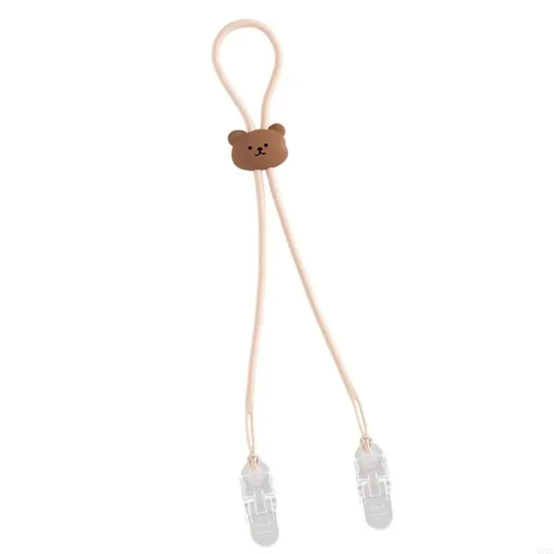 

57EE Portable Dining Clothing Protector for Infant Napkin Holder Baby Napkin Clips Bib Holder Clip Napkin Towel Neck Strap