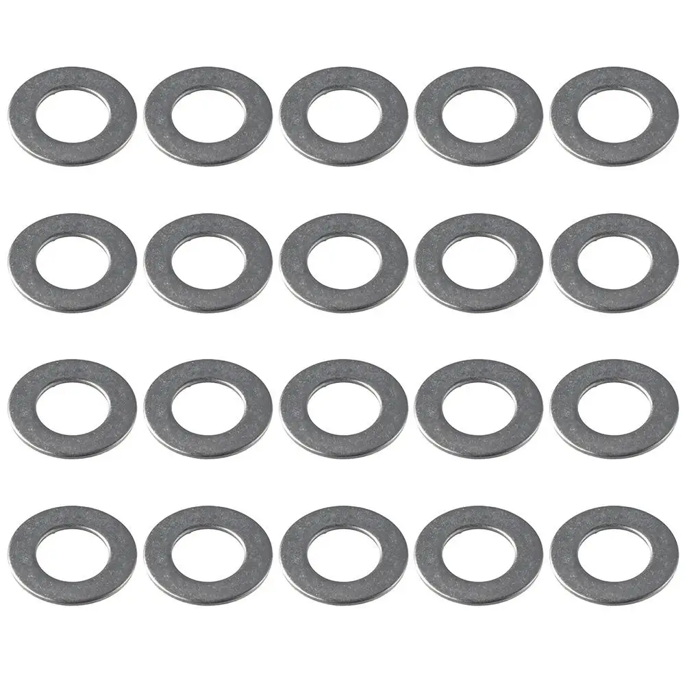 20Pcs Flat Spacers M12x24x1mm Flat Washers 304 Stainless Steel Silver Tone Washers for Screws and Bolt Metric Washers