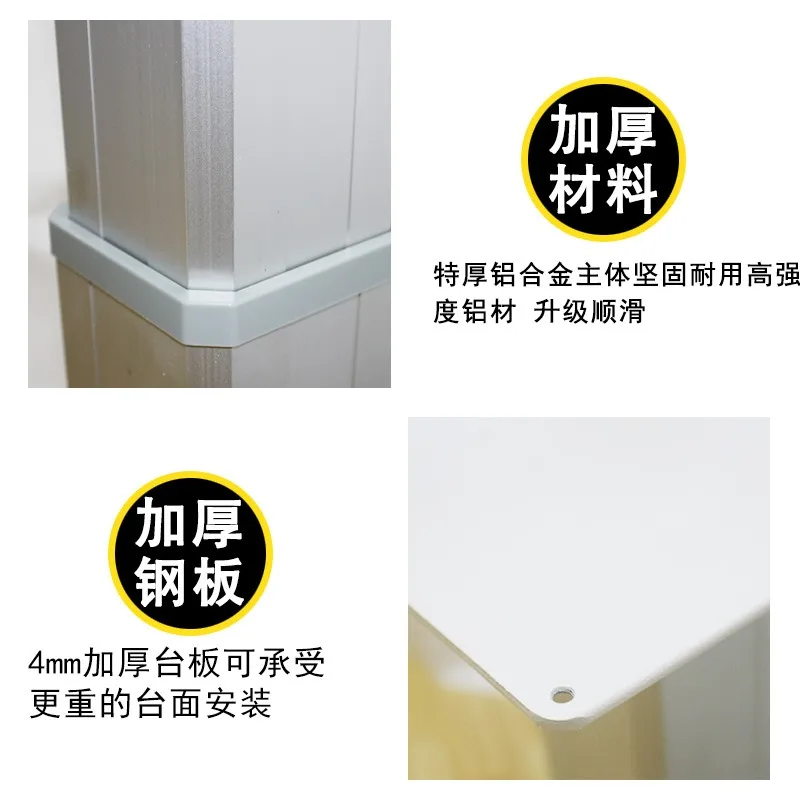 Aluminum Alloy Automatic Hydraulic Tatami Lift Table Pneumatic Lifting Elevator Hidden Storage Furniture Lifting Machine