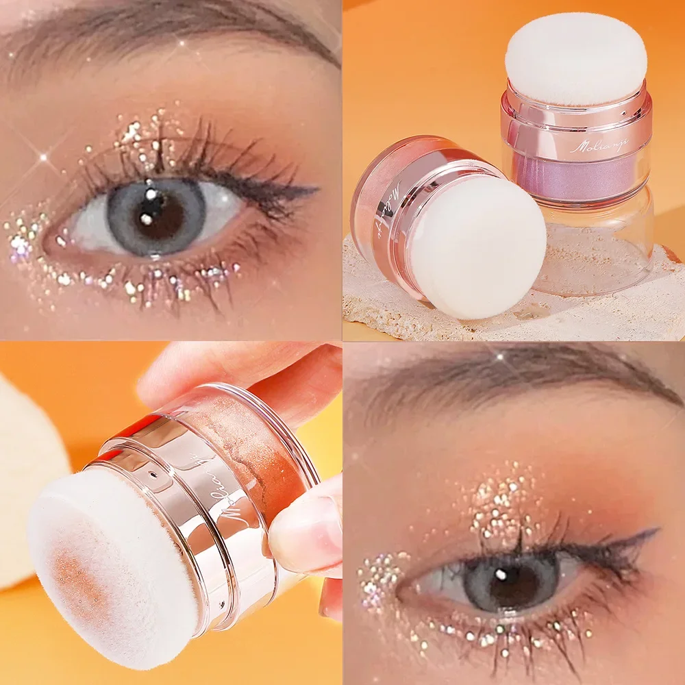 بريق الجنية تسليط الضوء على بات مسحوق العروس الزفاف تسليط الضوء على مسحوق الجسم بريق لخلق ماكياج البريق، للهدايا والحفلات #1