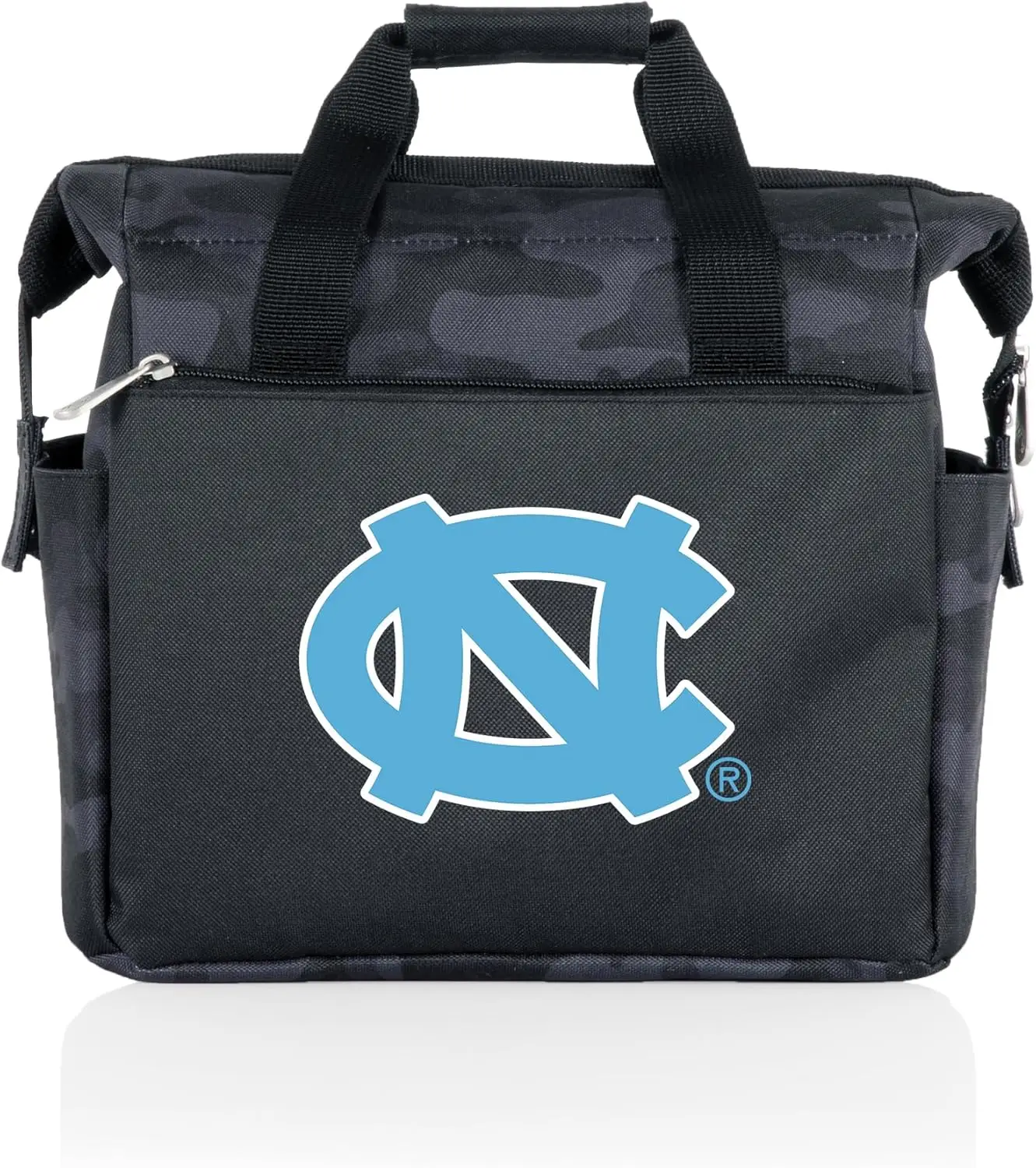 Picnic TIME NCAA North Carolina Tar Heels On The Go Lunch Bag Cooler, Soft Cooler Lunch Box, Insulated Lunch Bag, (Black Camo)