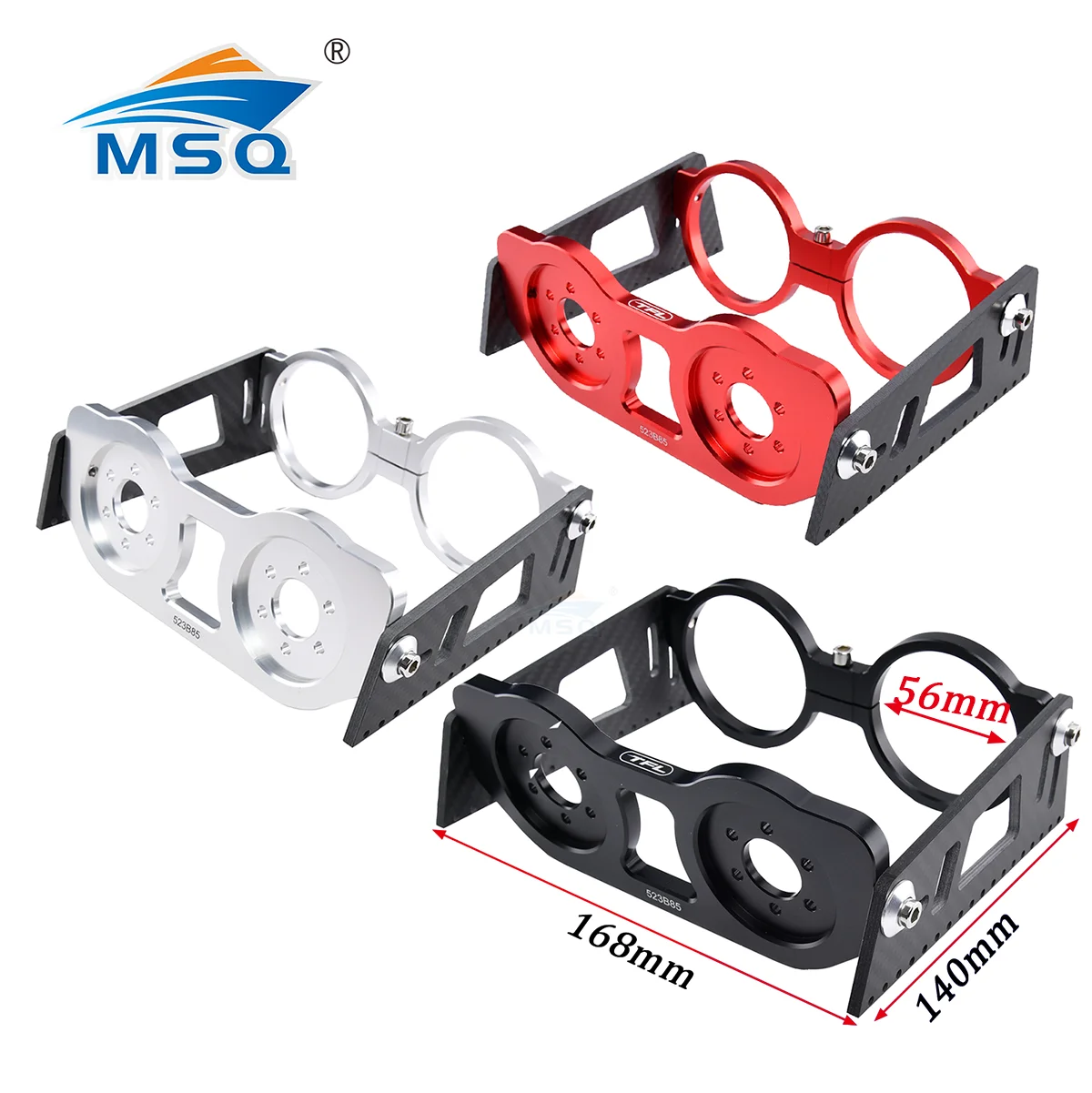 1PC High Quality Rc Boat 5684/5694/56104 Dual Motor Mount Brushless Motor Fixed Seat Spare Parts Motor Bracket Holder