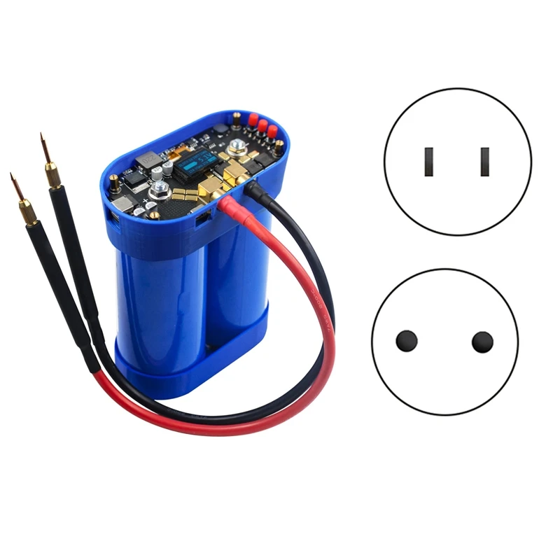 

Spot Welder Machine Capacitor Spot Welding Control Board Kit Spot Welders Controller Module DIY Lithium Battery Durable -US Plug