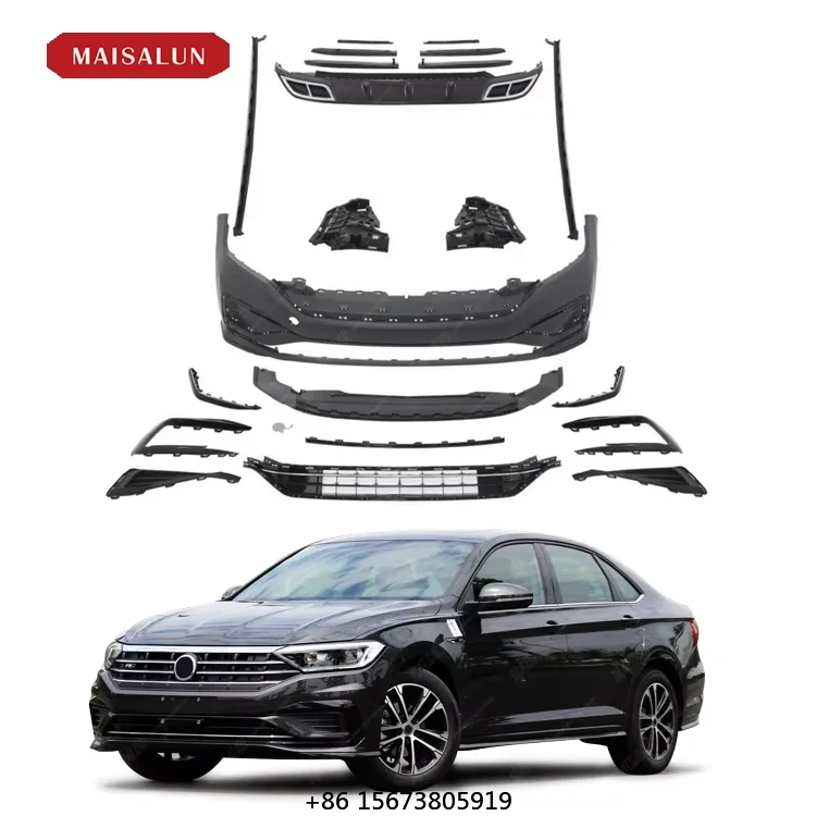 

Tune R-line Look Conversation Kit for Sagitar 2019 Facelift R-line Front Bumper Front Lip Diffuser Car Autostyling