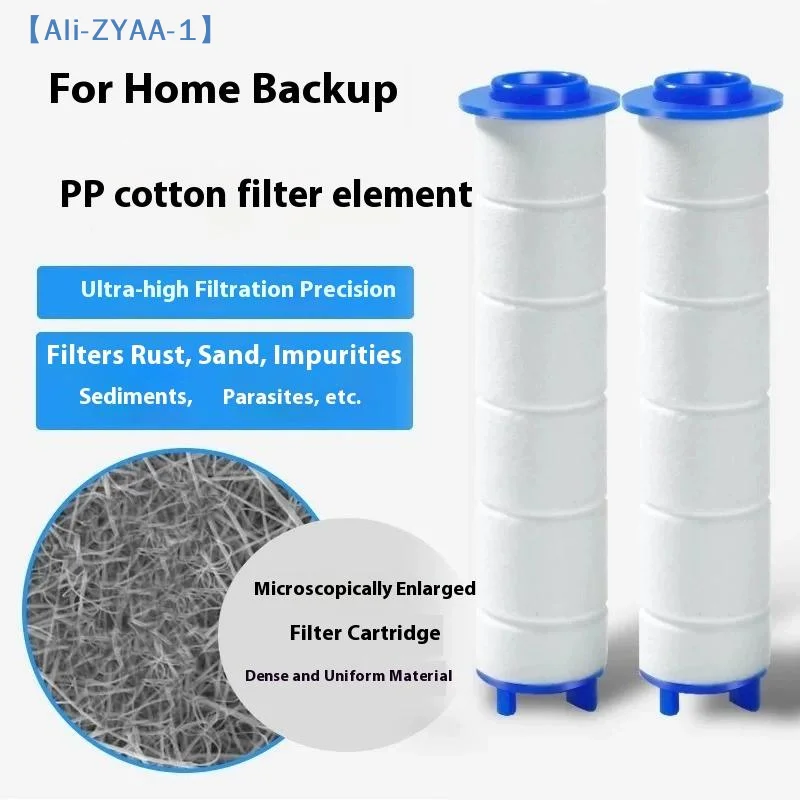 【ZYAA-1】 10-teiliges Set Duschkopf Ersatz PP Baumwolle Filter Wasseraufbereitung Badezimmerzubehör