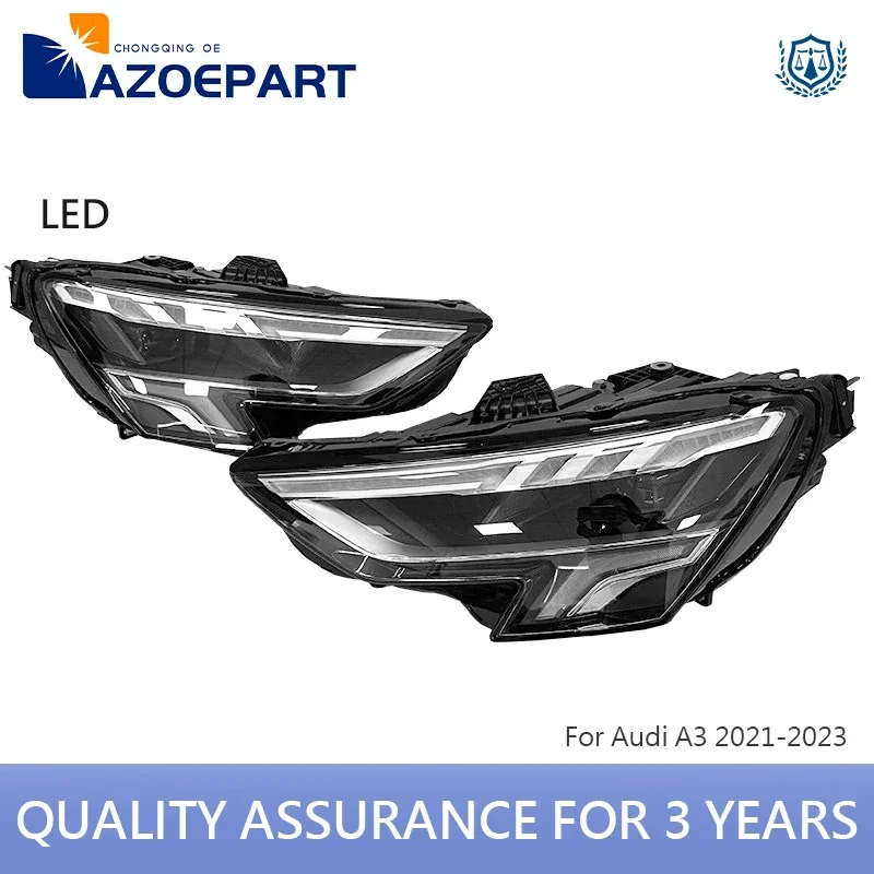 LED DRL Headlight Head Light Lamp for Audi A3 2021 2022