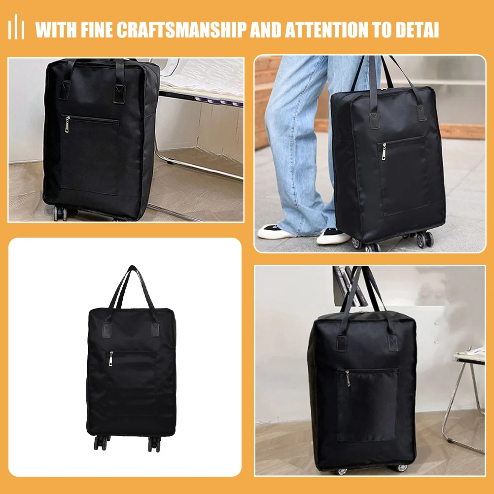 Garment Bags for Travel Folding Portable Duffel Carry On Luggage Large Oxford Cloth Suitcase Miss