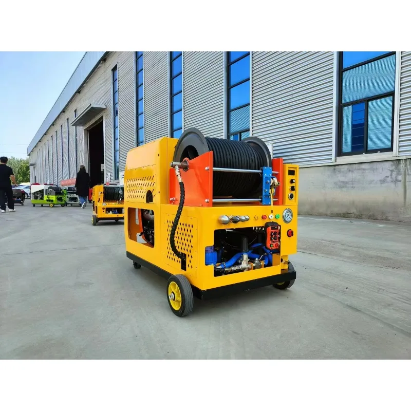 180Bar Pipe Dredging Drain Cleaning Sewer Snake Machine Sewer Cleaner 45L Flow