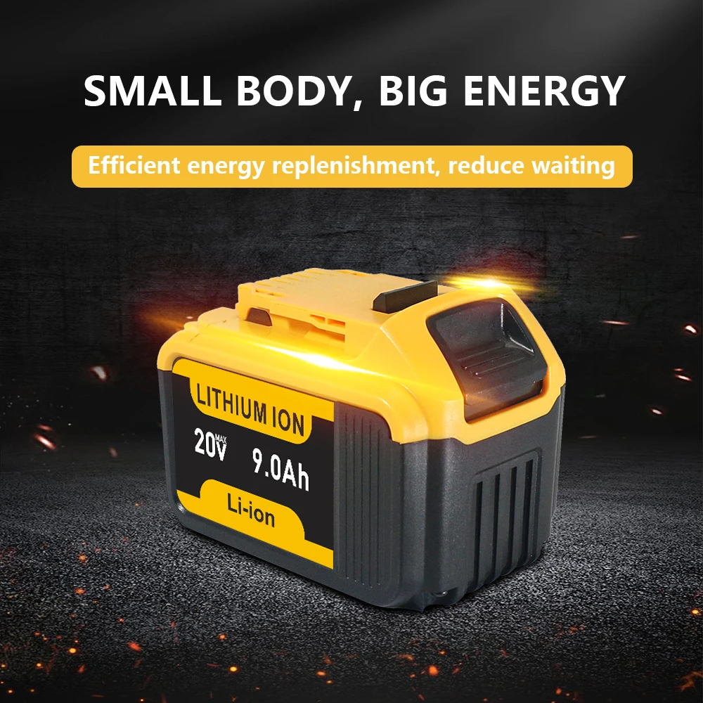 Akumulator litowy do narzędzi Dewalt 20V 6-10Ah DE9074 DC9071 DE9037 DE9071 DE9075 DW9071 DW9074 DC727 DW9072