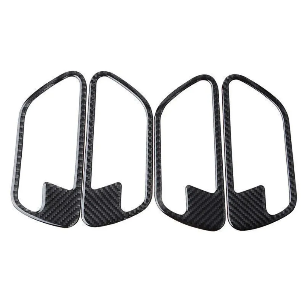 For BMW F30 F34 3series 3GT 18 2013-2018 4x Set Carbon Fiber Car Interior Door Handle Trim Door Stickers