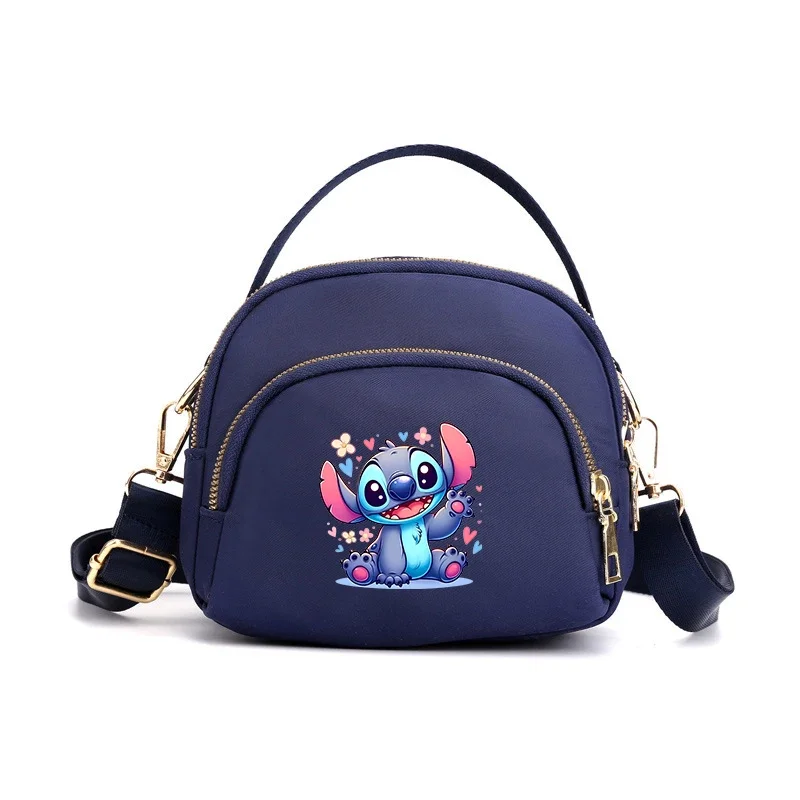 Stitch Disney Women Crossbody Zipper Mobile Phone Shoulder Bag Female Handbag Cartoon Multifunction Small Bag Lady Purse Gift