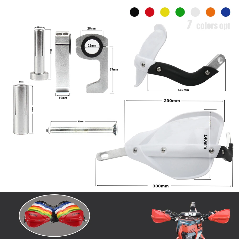 Motorcycle Handlebar Protection Handguard Handle Bar Hand Guards For HONDA KTM SUZUKI KAWASAKI YAMAHA CR EXC YZF WRF Dirt Bike