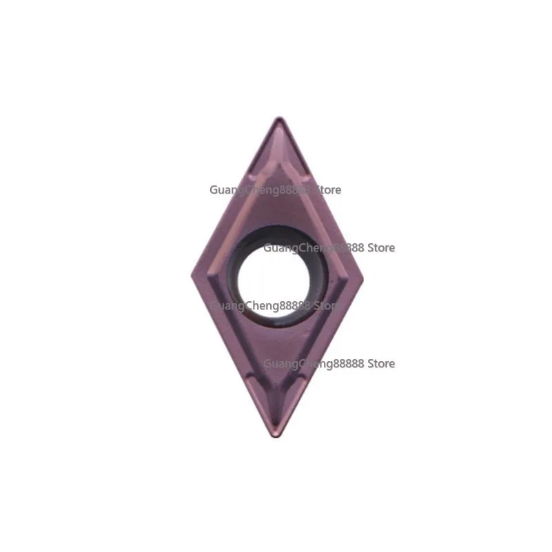 55 Degree Cylindrical Turning Blade CNC Diamond Blade Stainless Steel Cast Iron Cermet Model DCMT070202-MV