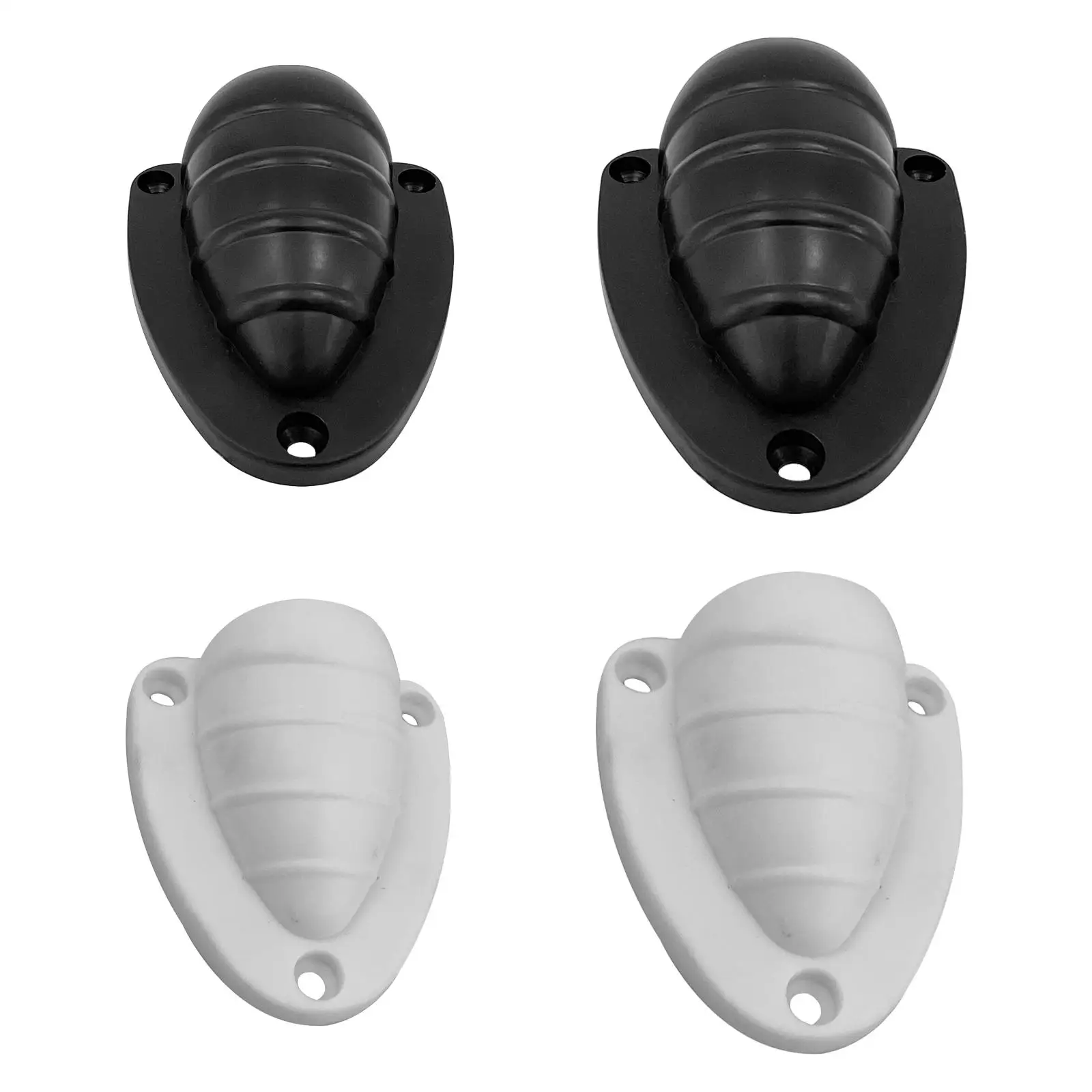 2X Clam Shell Vent Cap Easy Installation for Van Yacht Outdoor Application black