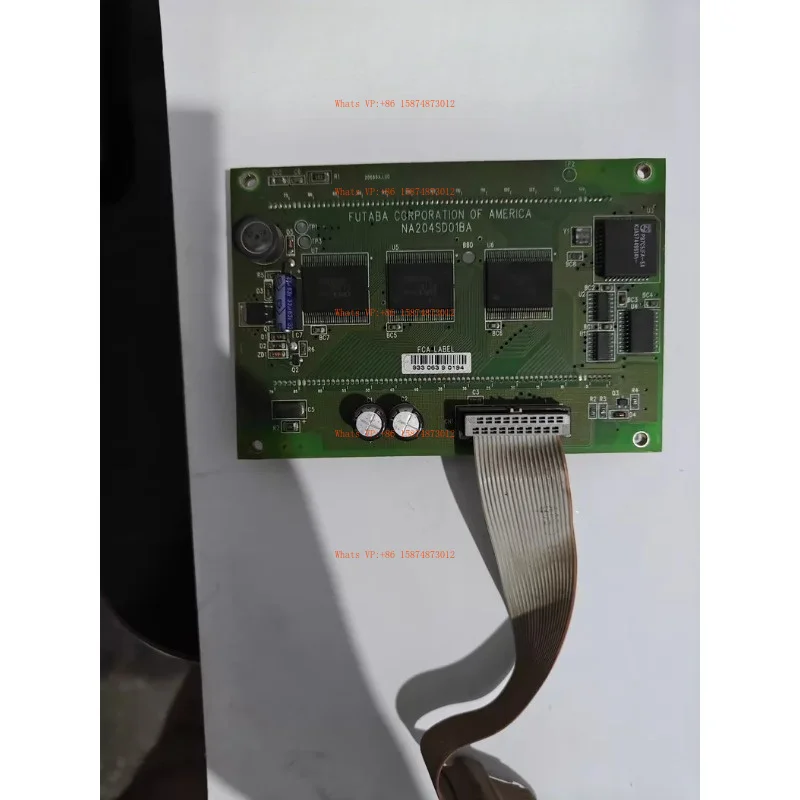 G1530-80000 Agi lent 6890N display, FUTABA NA204SD01BA, suitable for Agilent 6890N,  disassemble parts, good testing suite