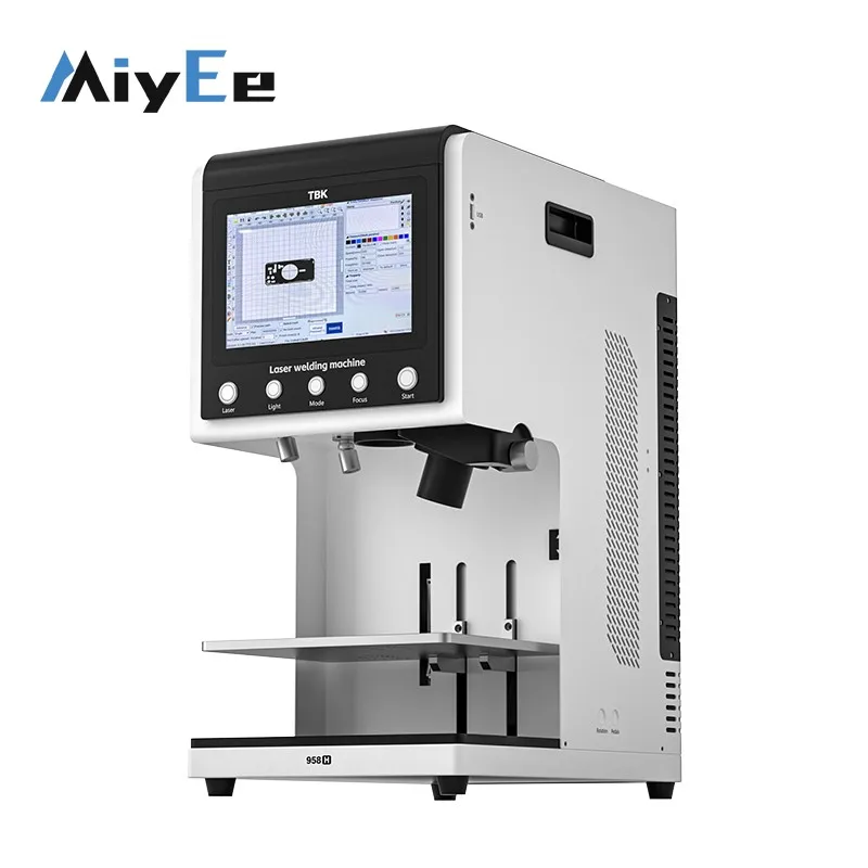 TBK-958H Intelligent Laser Welding Machine Color Marking Built-in HD Microscope 70W High Power Fiber Laser
