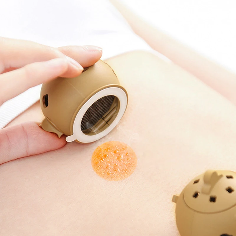 Ohio eur thermique portable, mini pot de moxibustion, Eva de anciers de Moxa, thérapie Chi ping, massage chaud Accupoint, instituts de soins de santé oto