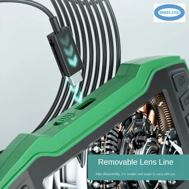 New Arrival Dual Lens Industrial Endoscope with 4.5'' IPS Screen and 200W Pixels