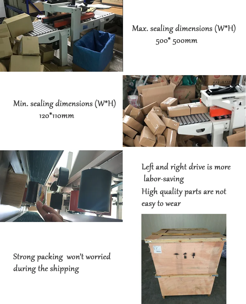 5050 Automatic carton edge banding machine/sealing machine