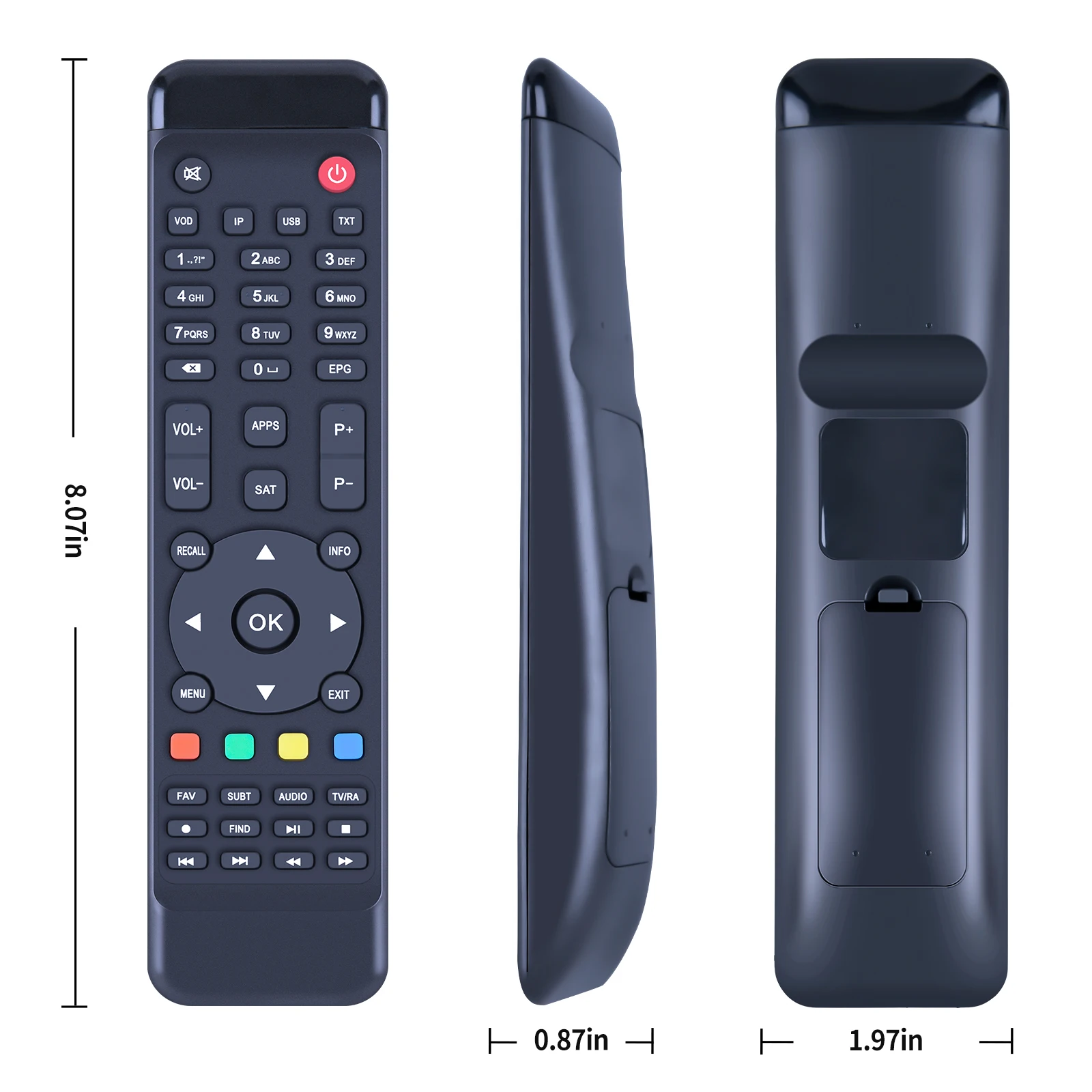 جهاز تحكم عن بعد جديد مناسب لـ TIGER I400 PRO I500 1500 I700