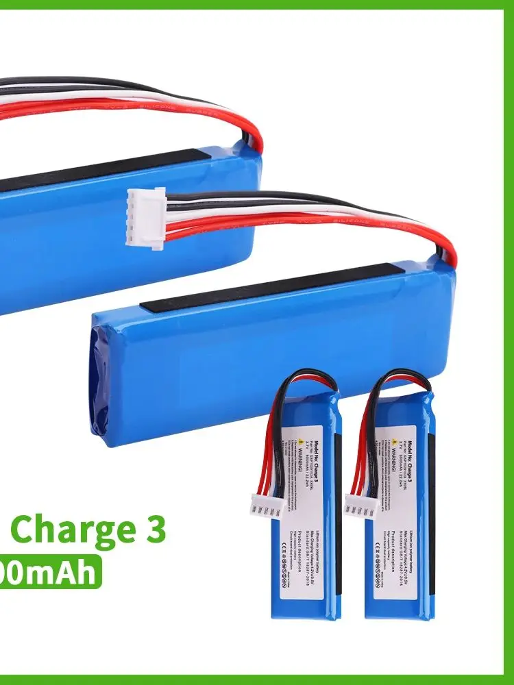 3.7 V Lading 3 6000 mah Vervangende Batterij Originele JBL Lading 3 voor JBL Lading 3 Charge3 GSP1029102A Batteria - afbeelding 2