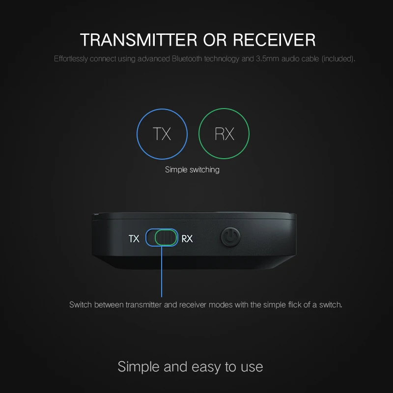 2/5Pcs Audio Adapter Pocket Multifunctioneel Gemakkelijk In Te Stellen Uitstekende Geluidskwaliteit Zender Geavanceerd