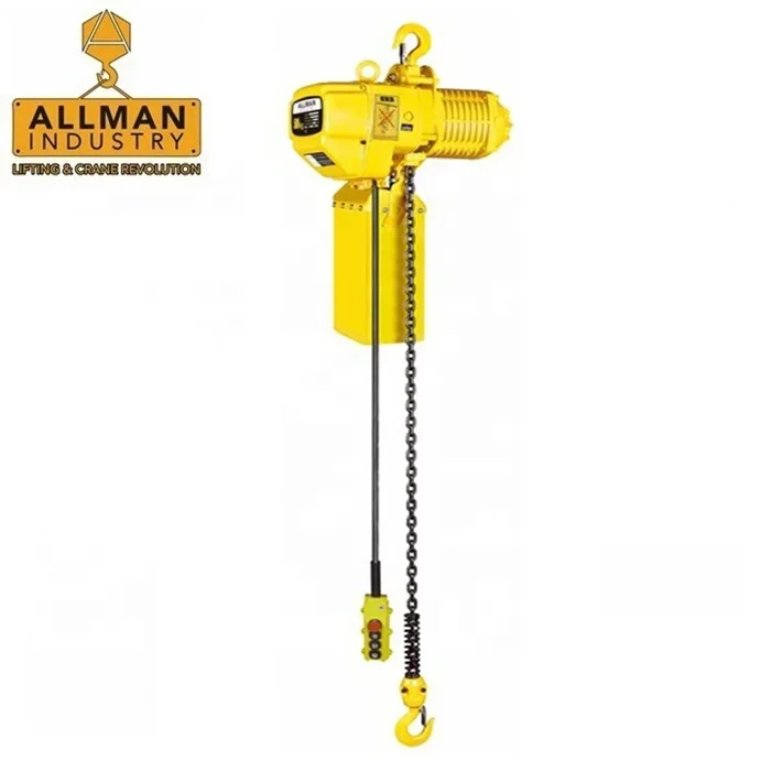 ALLMAN High Efficiency 1 Ton Load 3M lifting Height Electric Chain Hoist